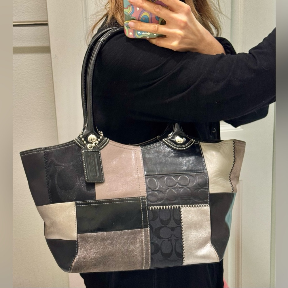 Coach Bleecker Legacy Patchwork Tote - image 2